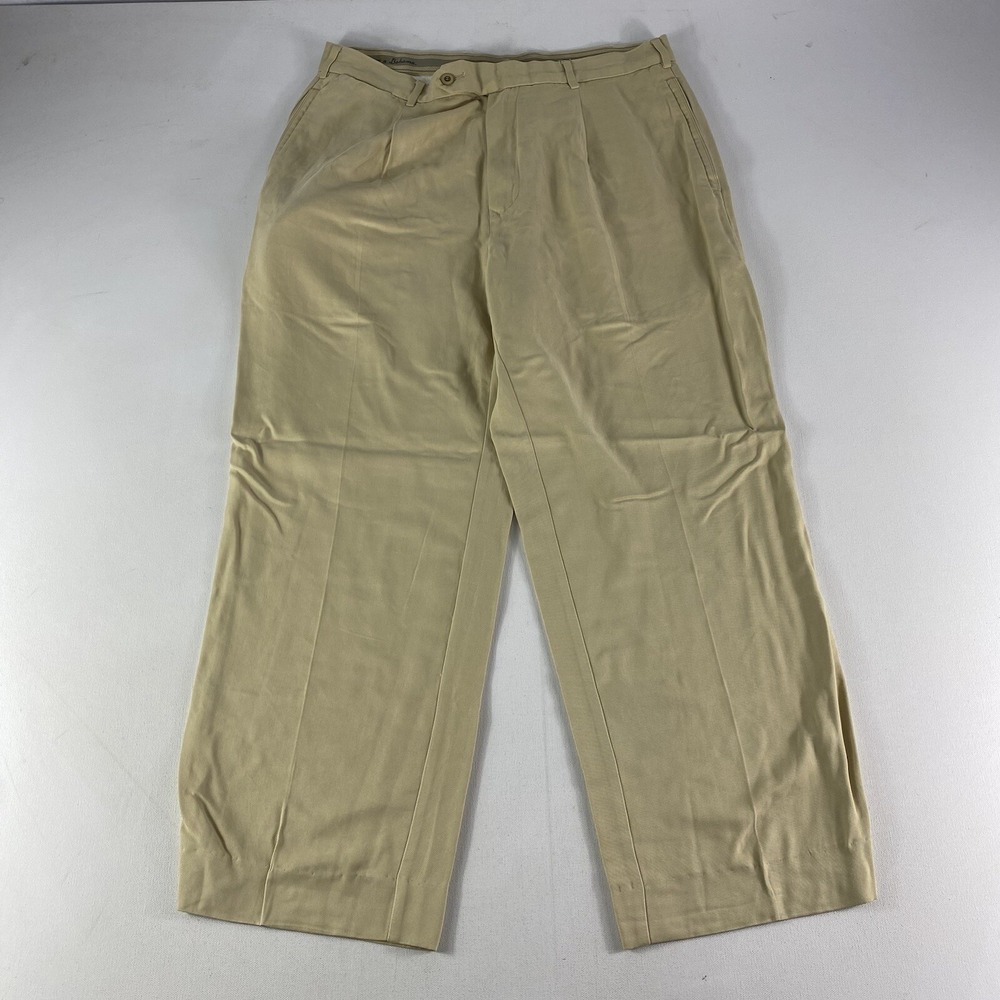Tommy Bahama Pants Men's 34x30 Beige Chino 5-Pocket Design‎ Island Silk Blend